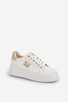 Women's Platform Sneakers White-Beige Temittes