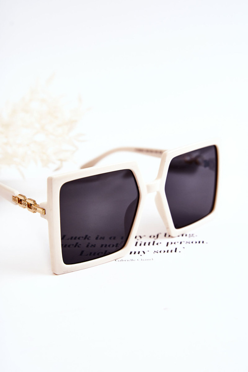Large Square Sunglasses V130043 White