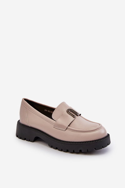 Girls' Loafers With Decoration Grey Elvilda