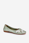 Ladies Leather Ballet Flats Maciejka 01358-50 Mint
