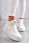 Women's High Sport Shoes White Trisa