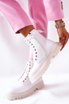 Stylish High Boots White Grail