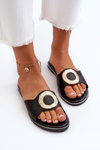 Women's Slippers With Decoration Black Cilima