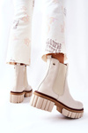 Ankle Boots Worker Maciejka Beige 05312-04