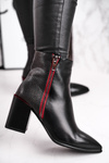 Women’s Boots Decorated Post Black Lippi