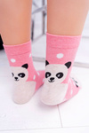 Women's Socks Pink With Panda