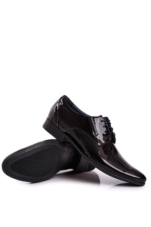 Lacquered Leather Bednarek 694 Black