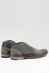 Men's Grey Leather Half Shoes Graziano