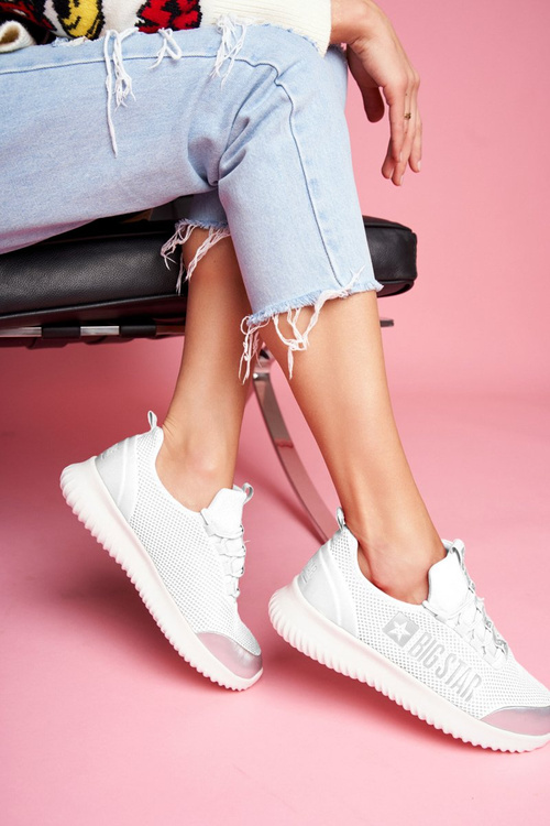 Buty Sportowe Big Star Białe FF274A410