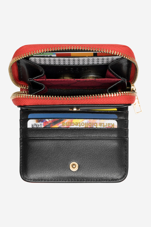 Women's Small Genuine Leather Wallet Nobo NPUR-LR0021-C005 Red