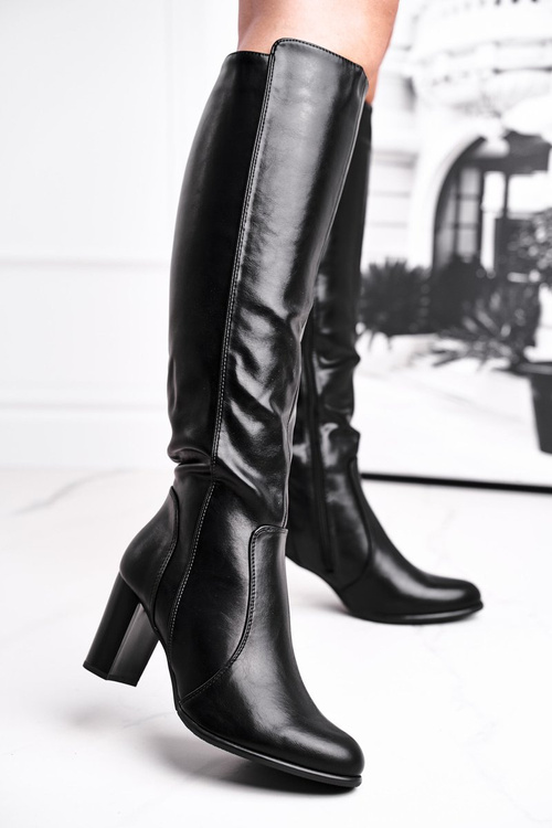 Women's Sergio Leone Boots Black KZ275