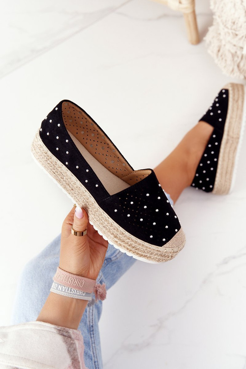 Espadrilles On A Straw Platform S.Barski Black