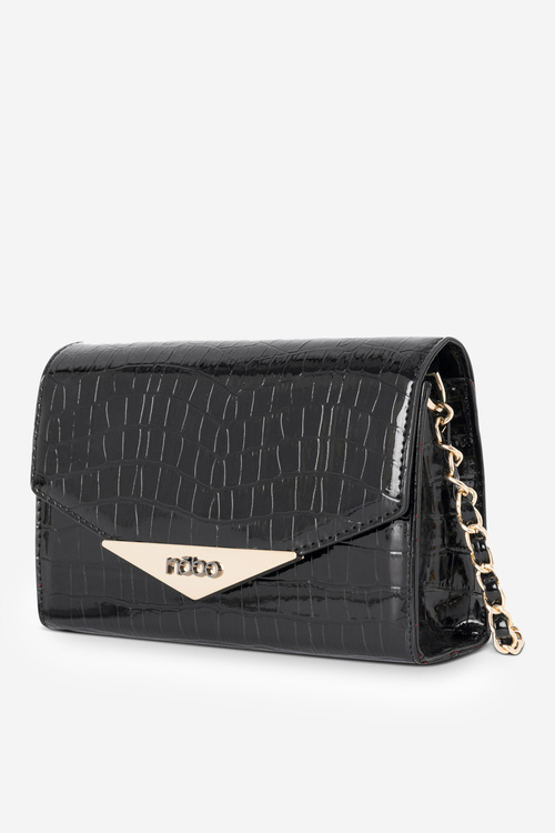 Small Formal Bag with Animal Print NOBO NBAG-R3040-C020 Black