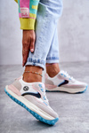Women's sports sneakers Big Star KK274097 White and Pink