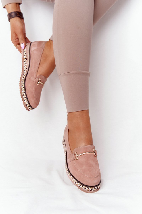 Loafers On A Platform Laura Messi 2284 Pink