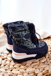 Children's Insulated Snow Boots Navy Dessa