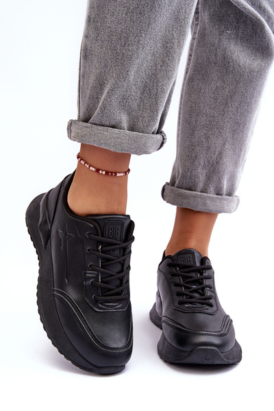 Buty Sportowe Klasyczne Damskie MM274223 Czarne