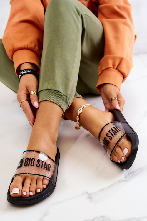 Women's Slippers Big Star JJ274639 Black