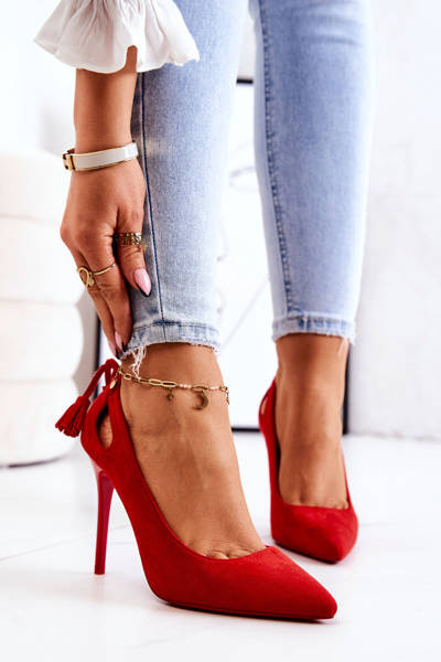 Women’s Stilettos Suede Red Leven