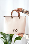Shopper Handbag NOBO L1560 Ecru