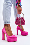 Fashionable High Heel Pumps Fuchsia Hayden