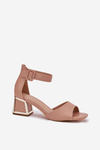 Women's Heeled Sandals Nude Zennia