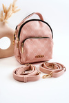 Plecak Damski Skórzany Różowy NOBO L1341-C004