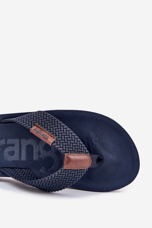 Men's flip-flops WRANGLER ZANE FLIPFLOP MEN LOW 20251044.24H navy