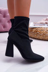 Women's Stiletto Heeled Boots Black Pontiac