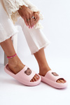 Light Women's Foam Flip-Flops With Teddy Bear Pink Lia