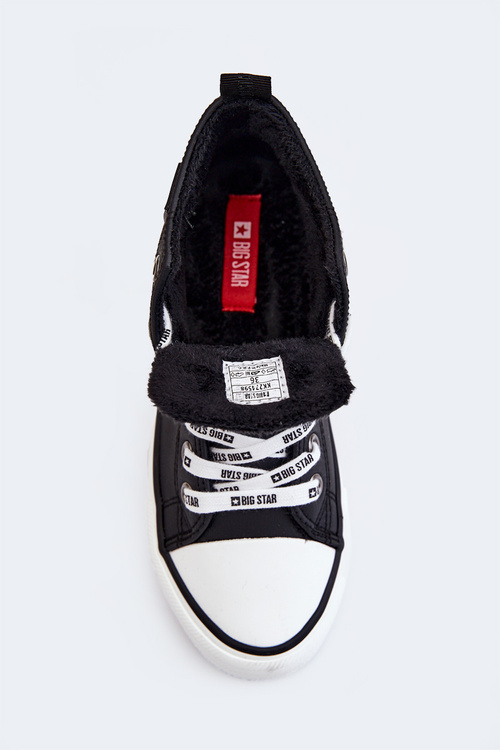 Classic High Insulated Sneakers Big Star KK274598 Black