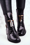 Women’s Leather Boots Black Nicole 2591