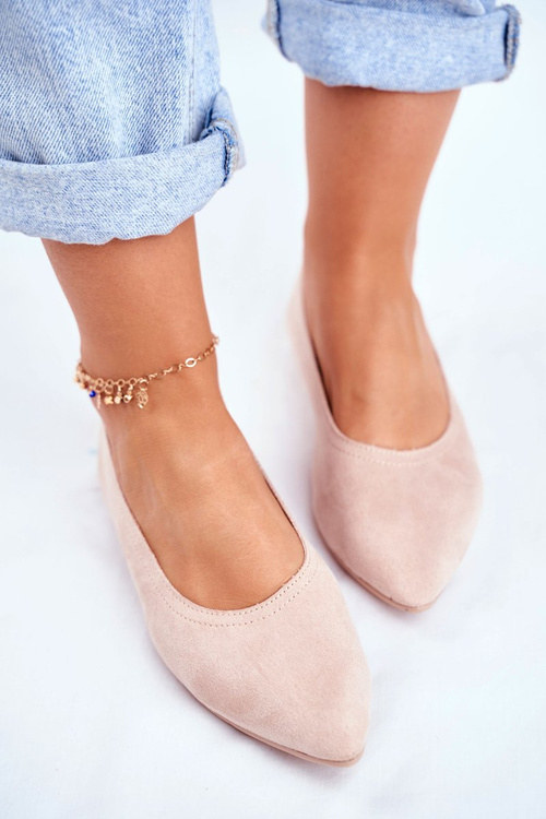 Women’s Ballerinas Eco-Suede Pink Bellissima