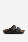 Comfortable Men's Flip Flops with Velcro Straps Inblu FM00001U Black