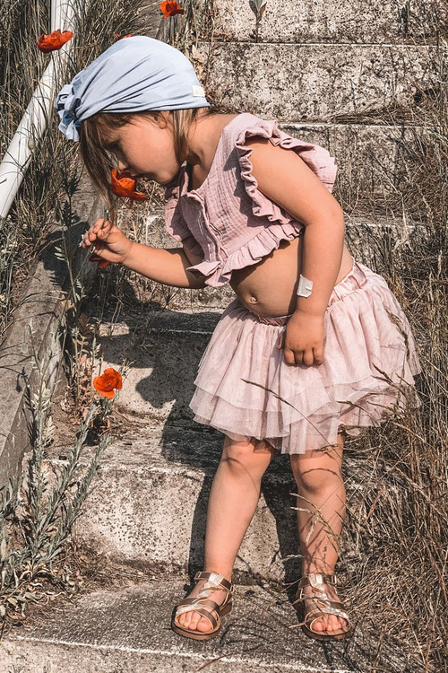 Children's Sandals With Glitter Gold Batilda