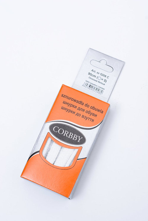 White Flat Cotton Laces Corbby