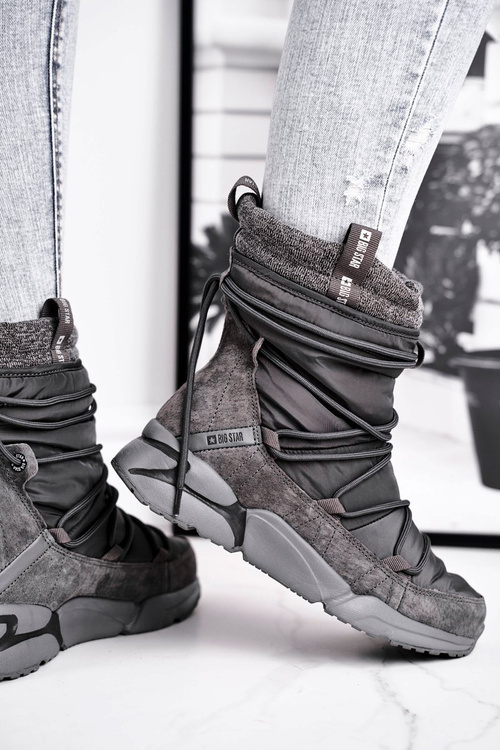 Women's Snow Boots Big Star Grey GG274629