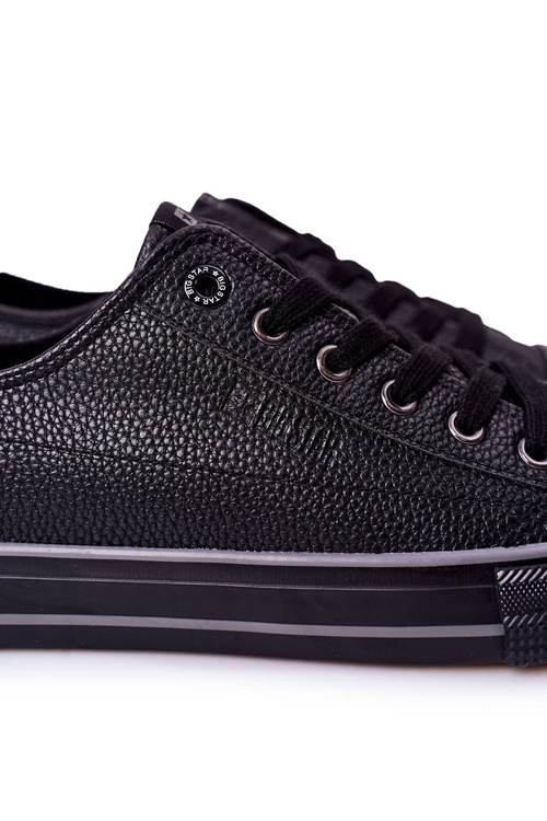 Men's Leather Sneakers Big Star II174002 Black
