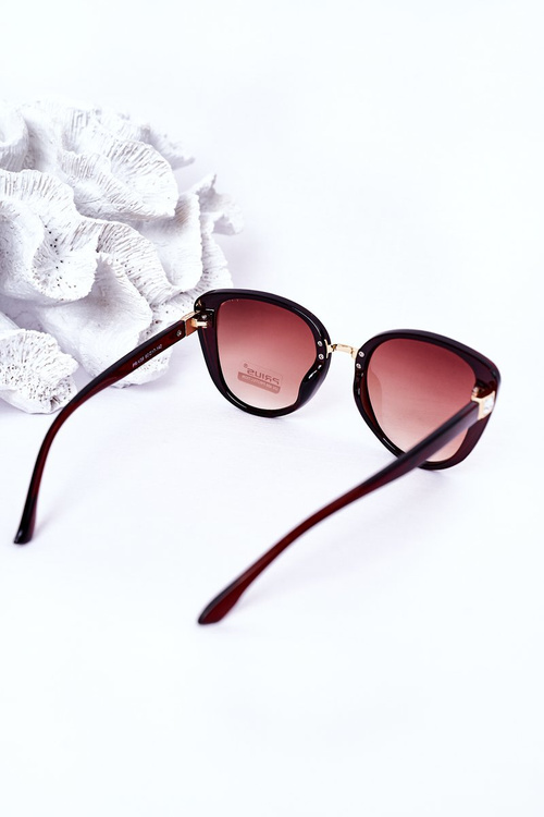 Women's Butterfly Sunglasses Brown Ombre