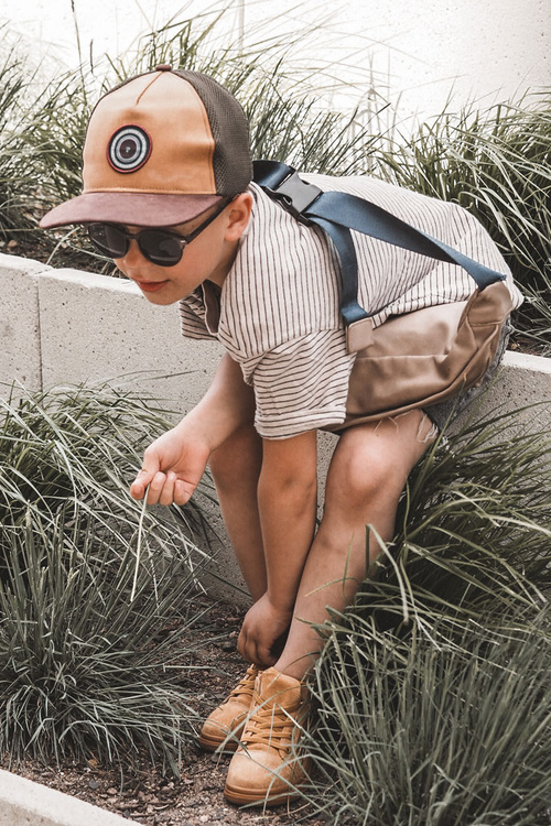 Trampki Dziecięce Wysokie Suwak Camel Boone