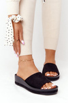 Wedge Slippers Vinceza 21-17113 Black