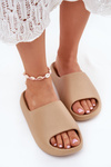 Women's Foam Slippers Dark Beige Rivasol