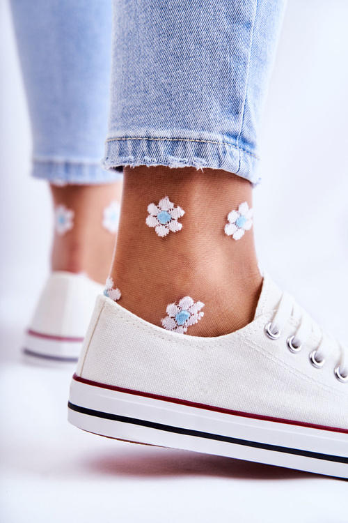 Women's Classic Sneakers White Be Mine