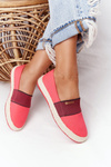 Espadrilles On A Braided Sole Big Star HH274478 Red