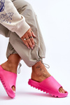 Fashionable Platform Slippers Fuchsia Estella