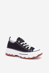 Low Women's Sneakers On Platform Black Aradwin