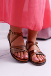 Women's Flat Sandals Sergio Leone SK019 Camel Dariana