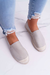 Espadryle Damskie Cross Jeans Szare DD2R4104
