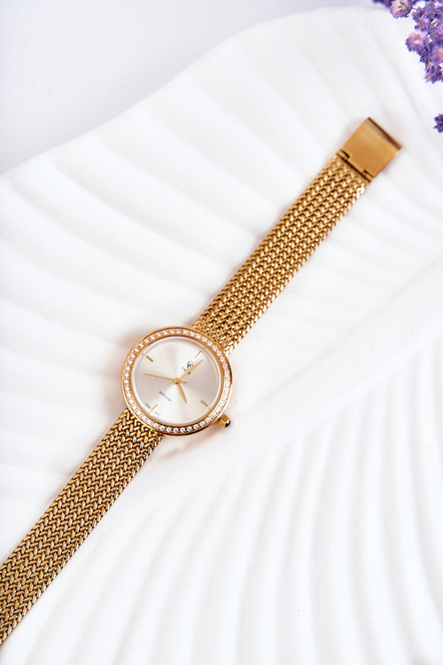 Women's Watch GG Luxe Gold With Silver Dial