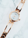 Ernest Women's Claus Bracelet Watch Rose Gold
